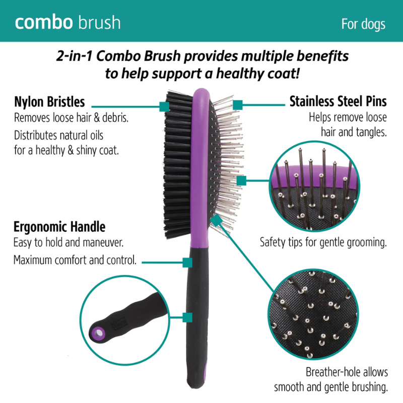 Group Luxe™ Dual-Action Pin & Bristle Brush