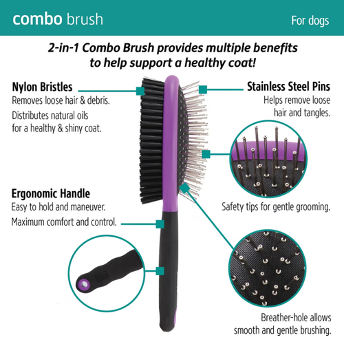 Group Luxe™ Dual-Action Pin & Bristle Brush