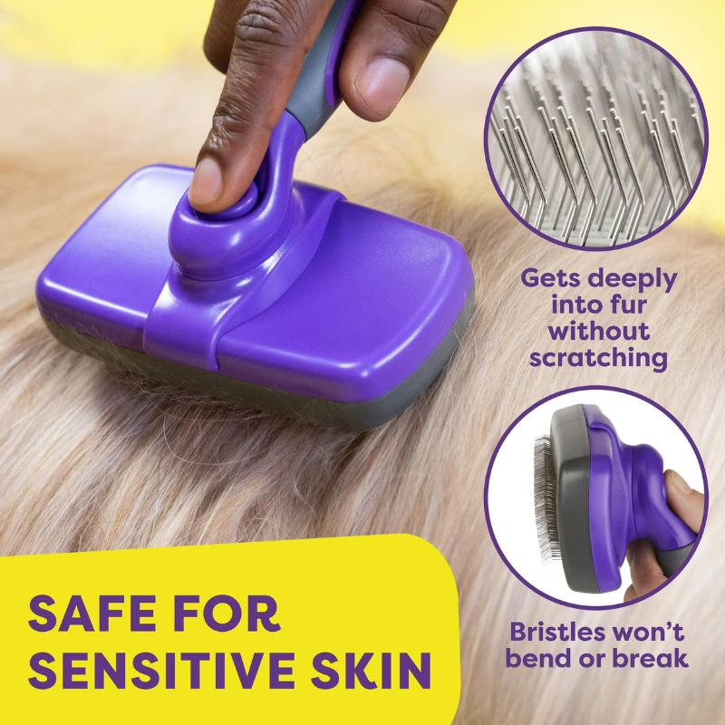Group Luxe™ One-Click Self-Cleaning Slicker
