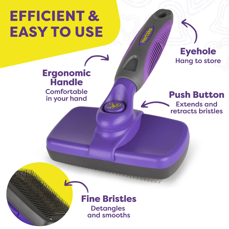 Group Luxe™ One-Click Self-Cleaning Slicker